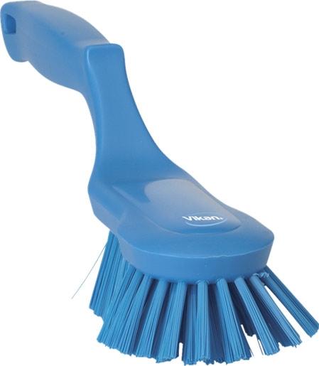 Vikan Hard Ergonomic Hand Brush 330mm Blue