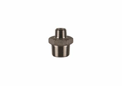 Stainless Steel Hexagonal Reducing Nipple 3/4"M x 3/8"M