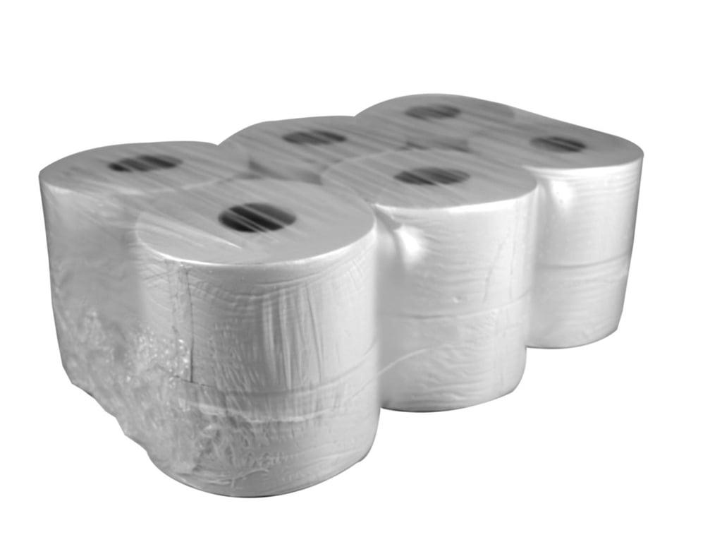 Mini Jumbo Toilet Roll 2ply 150m(L) 95mm(W) (12 rolls) White Core 60mm
