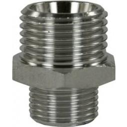 Stainless Steel M/M Adaptor 1/4" x 1/4"