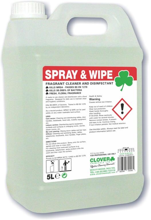 Clover Spray & Wipe 5L