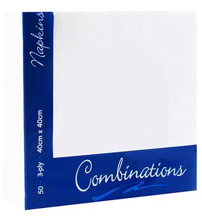 Ice White Napkin 3ply 40cm (1000)