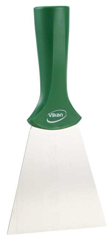 Vikan Stainless Steel Scraper with Threaded Handle, 100 mm Green 