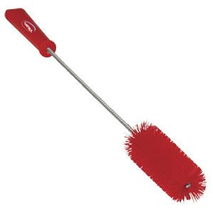Vikan Hard Long Handle Tube Brush 40mm diameter Red