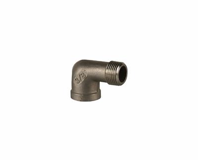 Stainless Steel Elbow 90° M/F 3/8"