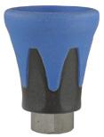 Nozzle Protector Plastic 1/4"F Blue