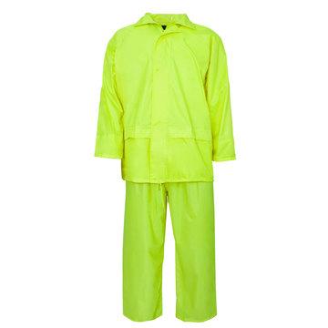 Rainwear Suit Polyester/PVC Yellow