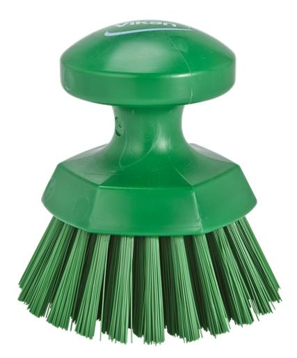 Vikan Hard Round Hand Scrub Brush 110 mm diameter