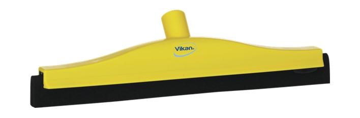Vikan Floor Squeegee with Replacement Cassette, 400mm Yellow