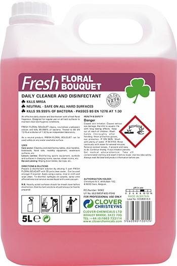 Clover Fresh Disinfectant 5L Floral Bouquet