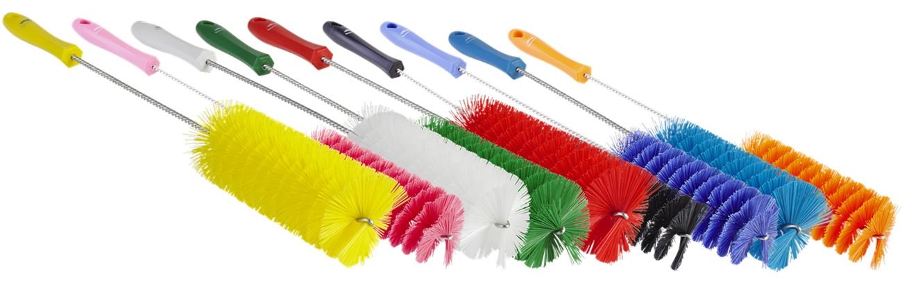 Vikan Medium Long Handle Tube Brush 60mm diameter
