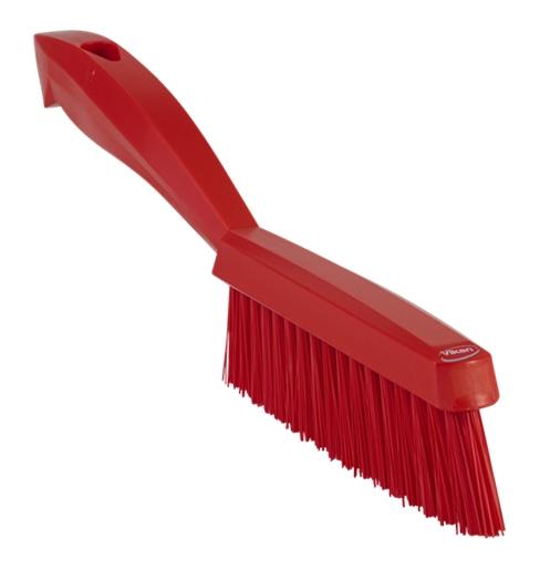 Vikan Very Hard Narrow Hand Brush 300mm Red