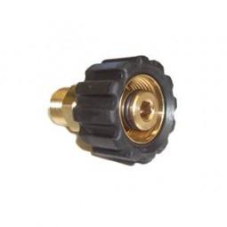 Quick Screw Male brass coupling M22F to 1/4"M