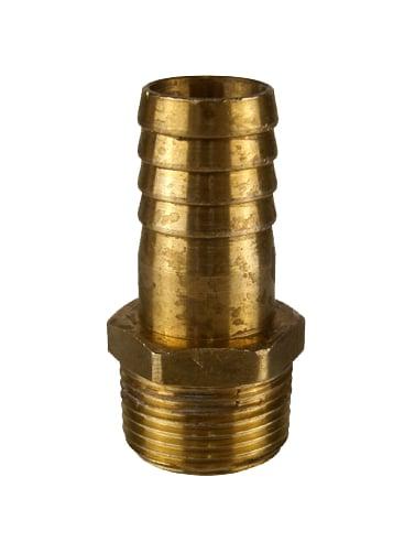 Brass 6mm Hosetail 1" Male Thread