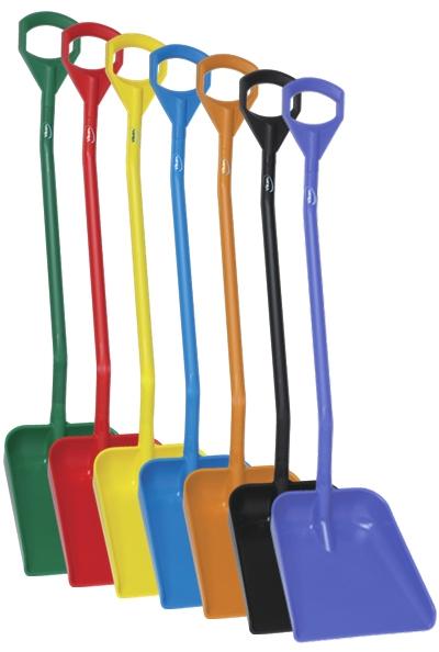 Vikan Ergonomic Shovel - Long Handle - Large Blade