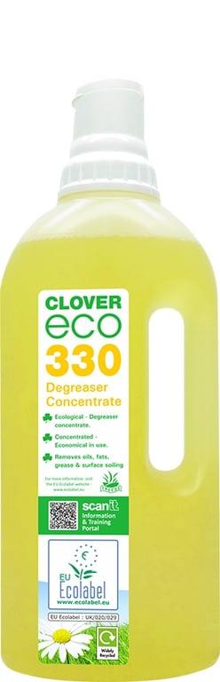 Clover Eco 330 Concentrated Degreaser 1L