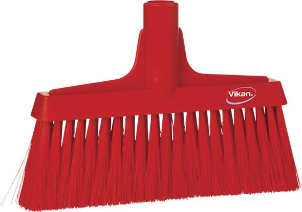 Vikan Soft/Hard Lobby Broom 260mm Red