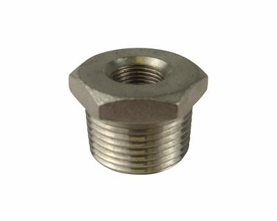  Stainless Steel Hexagon Bushes 1" x 3/8"