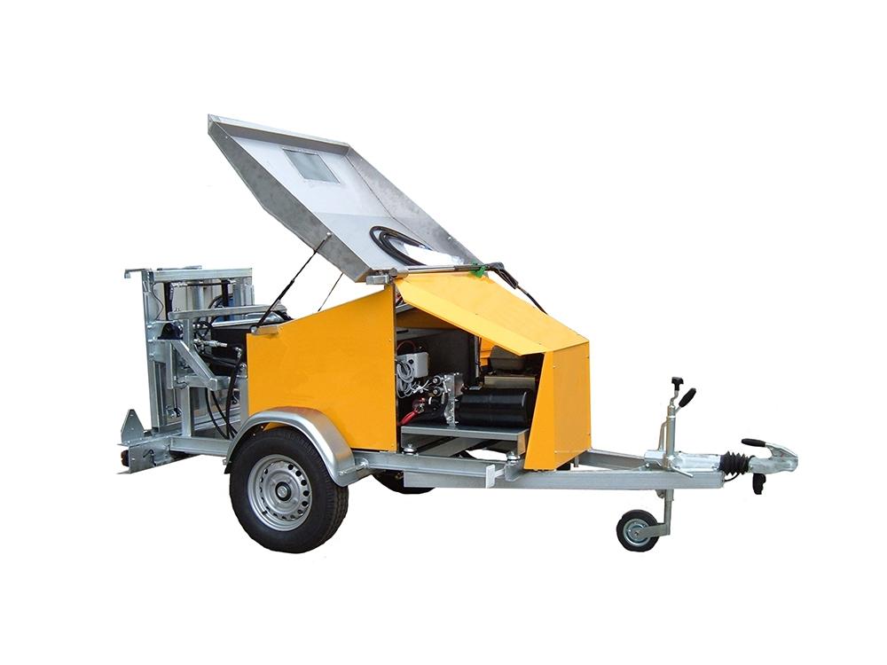Trailer Based Bin Cleaning Machine 