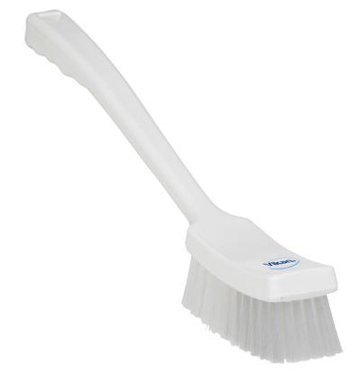 Vikan Long Handled Soft Churn Brush White