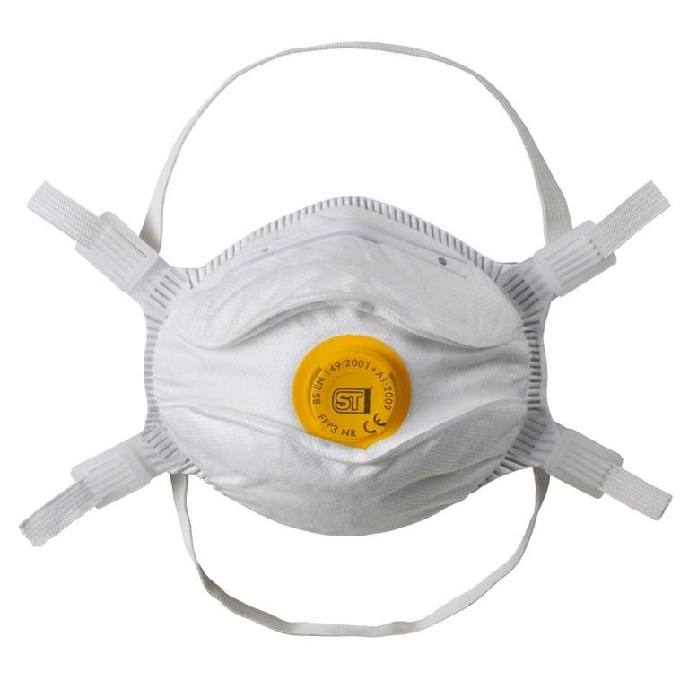 Face Mask FFP3 Rated, Valved x 10