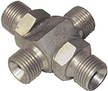 Zinc Plated M/M/M/M Cross 3/8"