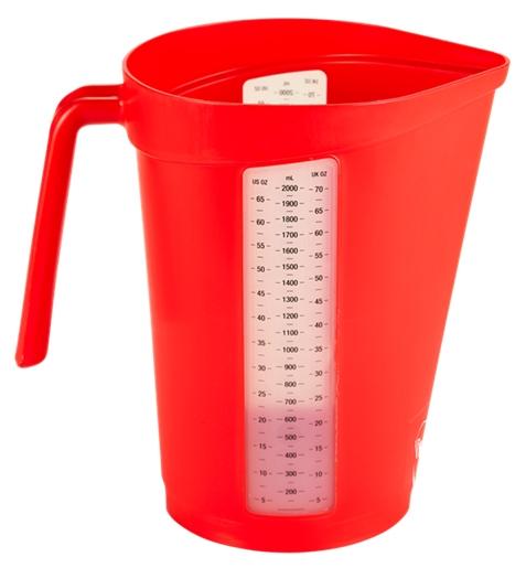 Vikan 2ltr Measuring Jug Red