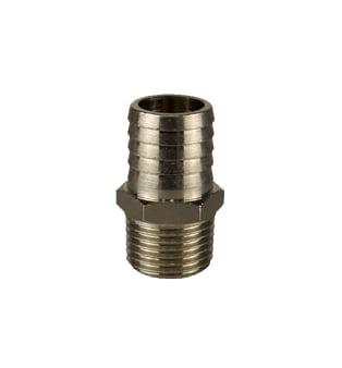 BSPT Chrome Hosetail 3/4" x 1/2" 