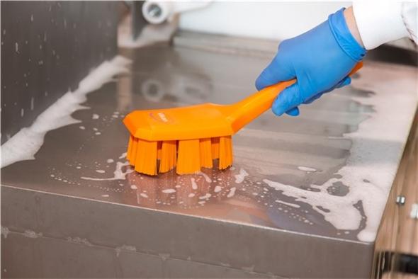 Vikan UST Hard Short Handle Washing Brush 260 mm