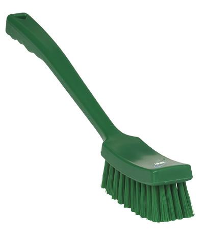Vikan Long Handled Soft Churn Brush Green