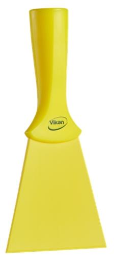 Vikan Nylon Hand Scraper with Threaded Handle 100 mm Yellow