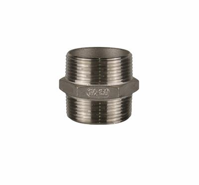 Stainless Steel Hexagon Nipple 1 1/2"