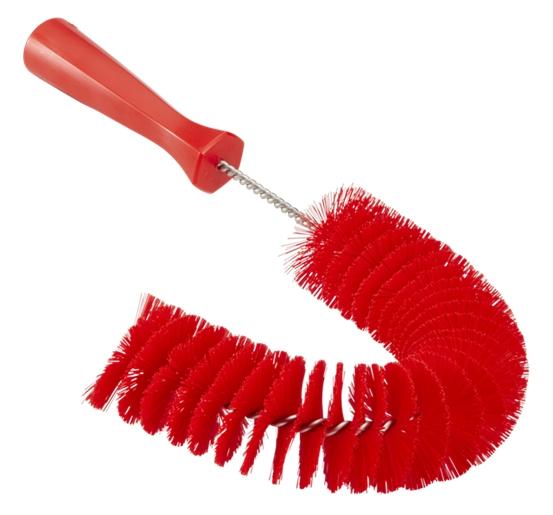 Vikan Medium Exterior Pipe Brush for handle 55 mm Diameter Red