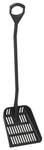 Vikan Ergonomic Shovel with Drain Holes - Large Handle - Large Blade