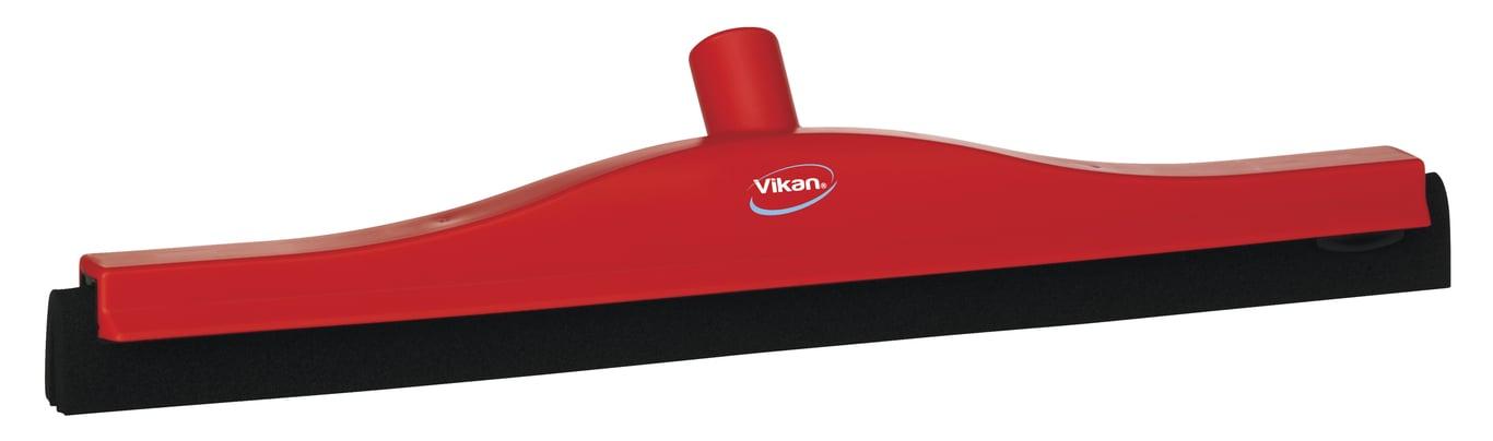 Vikan Floor Squeegee with Replacement Cassette, 500mm Red