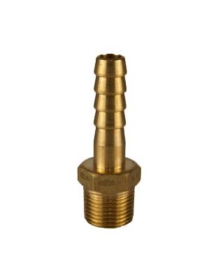 Brass 6mm Hosetail 3/8" Male Thread