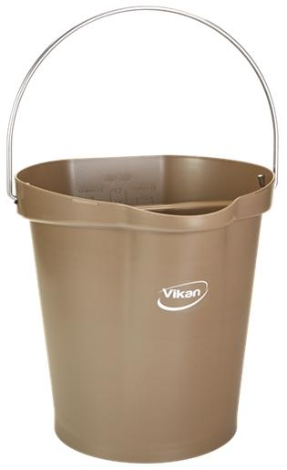 Vikan Bucket 12L Brown