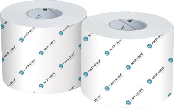 North Shore 2 Ply Pure White Toilet Roll JS525NS 