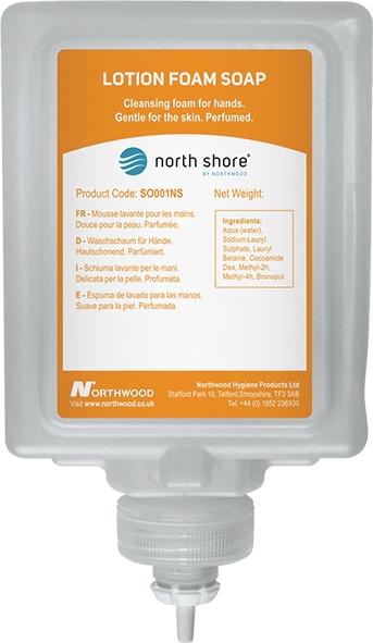 North Shore Lotion Foam Soap 1L SO001NSN