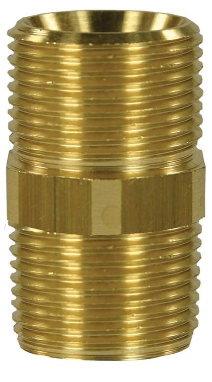 Screw brass coupling Male to Male
