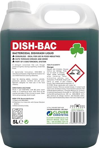 Clover Dish Bac 5L