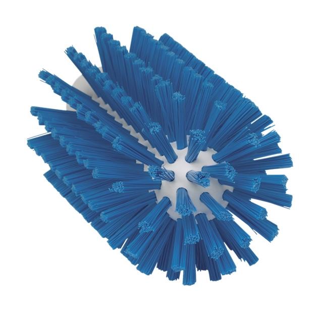 Vikan Hard Pipe Brush for handle 77 mm Diameter Blue