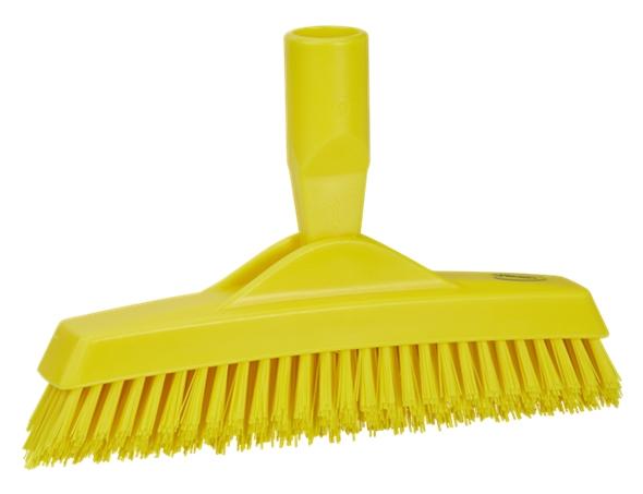 Vikan Very Hard Crevice Scrub 225mm Yellow