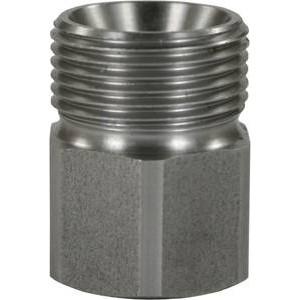 Screw Stainless Steel coupling Female to Male 3/8"