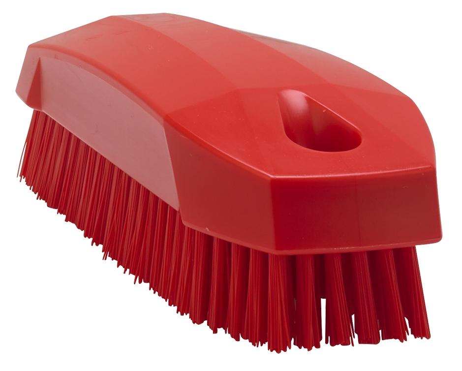 Vikan Nail Brush Stiff Red