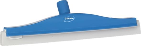 Vikan Revolving Neck Floor Squeegee with Replacement Cassette, 400mm Blue