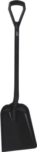 Vikan Shovel D-Grip - Short Handle - Small Blade Black