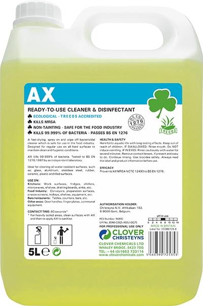 Clover AX Bacterial Cleaner