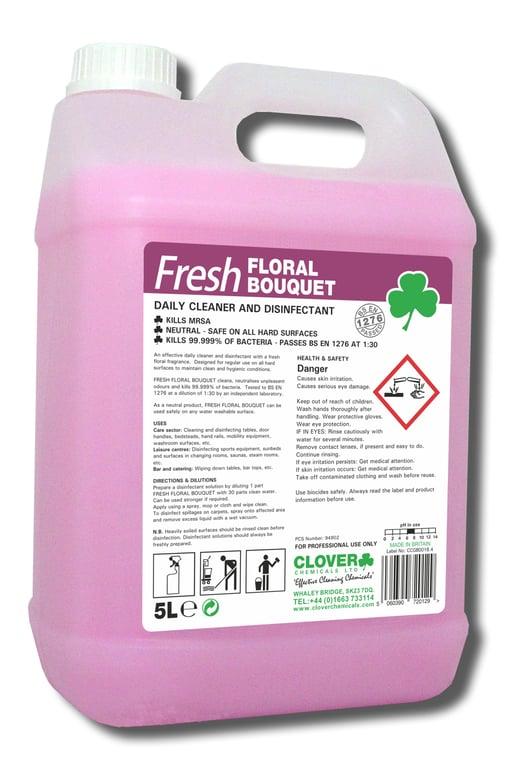 Clover Fresh Disinfectant 5L Floral Bouquet
