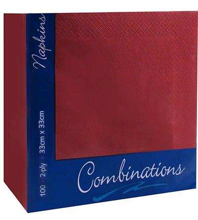 Napkin Coloured 2ply 33cm (2000)